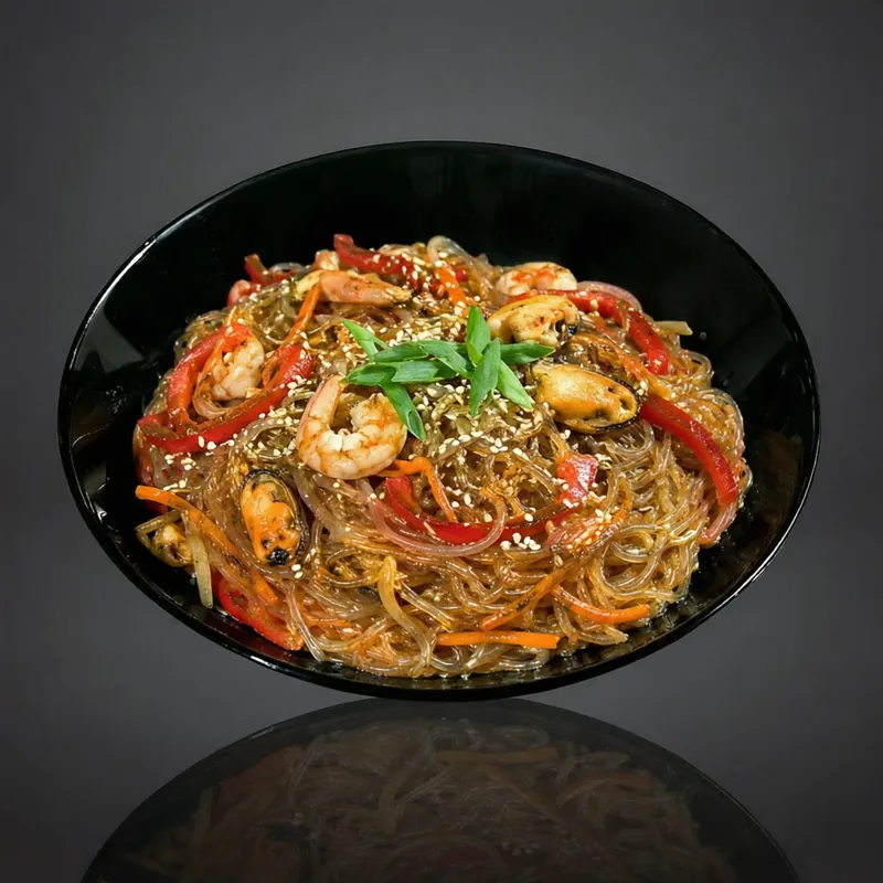 Лапша с морепродуктами